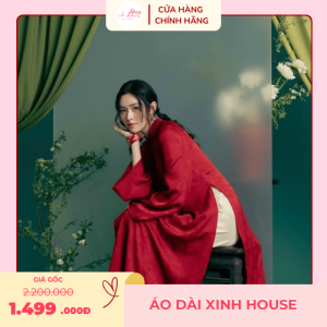 ❤️ ÁO DÀI LỤA ĐỎ