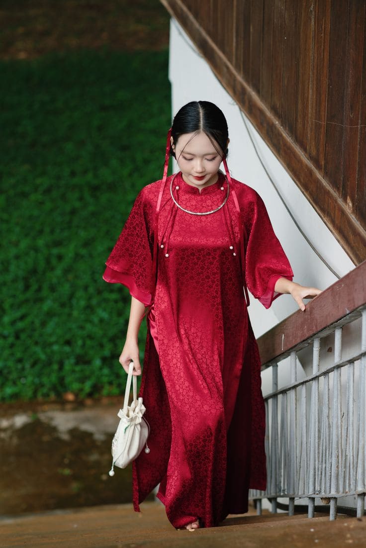 áo cách tân đi chúc tết nhiều được nhiều lì xì